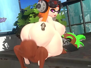 Inkling Meggy gets fucked by a BBC
