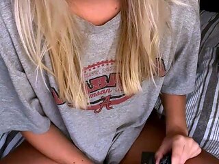 Blonde Babe Solo Masturbation Free Sexy Porn