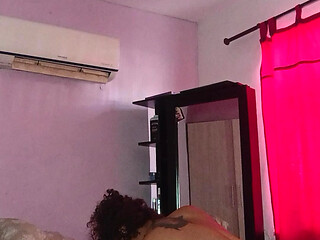 I suck my sister's boyfriend's cock while he's lying down