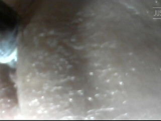Close Upbig Dildo Thrusting in My Wet Hole