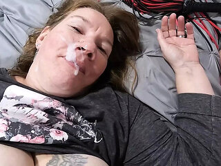 Amateur Redhead MILF DesertFox310 Huge Cumshot Compilation - Blowjob, Facial, Cum in Mouth
