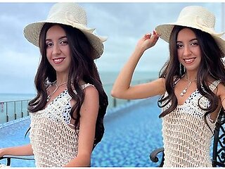 Katty West - Gorgeous Spanish Blanca Wants To Try Russian White Cock On Vacation - Creampie