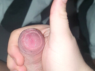 Playing with my tiny cock until he cums