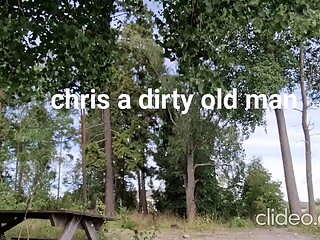 chris in public