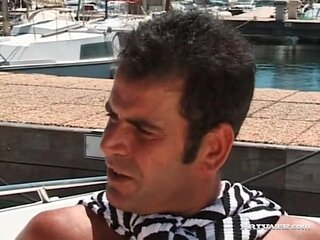 Kristina Bella Has a MMF Threeway with a DP on Back of Speeding Boat - Private Porn Sex Videos