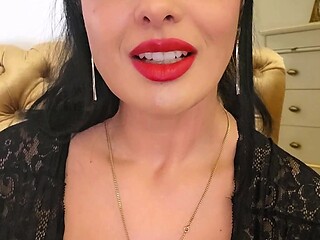 Busty brunette with big boobs rides cock