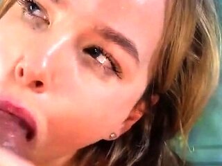 Awesome Amateur teen blonde toying pussy