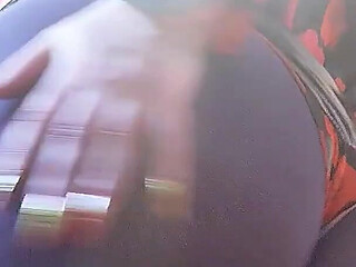 Purple Nylon Ass Worship