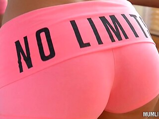 Hot MILF Jasmine Jae gets her big black cock drilled at the gym