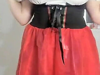 Oktoberfest Wet Boobs - Bottle Cleavage Tease