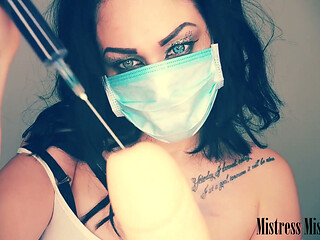 Psycho injecting inside of your int0xicated dick, anus and mouth acid and cumming while you scalding