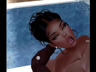 Latina riding BBC - IMVU