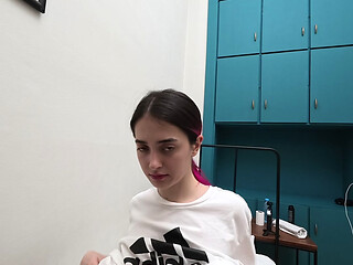 POV - anal fuck with a petite shy neighbor girl - vertical video