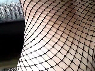 Watch Me Twerk My Big Ass in a Fishnet Outfit - I'm Feeling Horny!