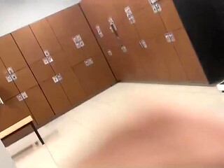 BBW Shown in the Gym Bathroom - Mary Jhuana
