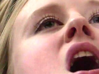Blonde Chick Satin Sparks Sprayed on Face from Luke Hardy