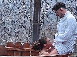 Hot Tub Public Sex And Car Sex Filmed With Drone