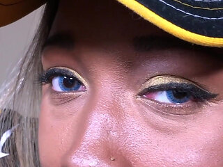 A Black and Yellow Blowjob From Nina Rivera