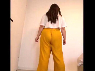 Butt Clench Farts While Stripping off