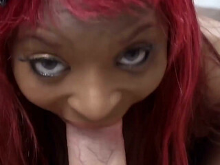 Hot Ebony MILF Jasmine Webb Plays with Her Wet Pussy While Her Bwc Stud Wanks in Anticipation of Fucking Her Spread Hole