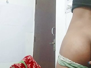 Skinny Indian girl playing with pussy