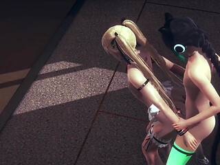 Yaoi Femboy - Mizu Bareback and Threesome with Nekoboy