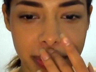 Latina with Big Tits Is Uan and Is in Her Room with Her Live Camera