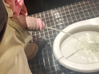 Dad's Public Toilet Piss
