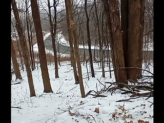 Things I did privately for free in my snowy backyard a little more naked looking around this time of the year last year 2