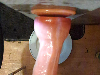 Warming up and Stretching my Throat for a new Deepthroating Session