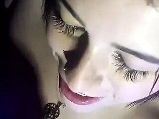 I Wanted to Record a Song and It Ends with a Blowjob and with Milk in Her Mouth