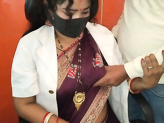 Desi Ex-Hotwife Hardcore Fucking in Hindi - Hot Couple Viral MMS Video with Big Tits