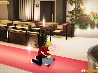I meet a big breasted girl in a hotel lobby and we go on a wild sexual