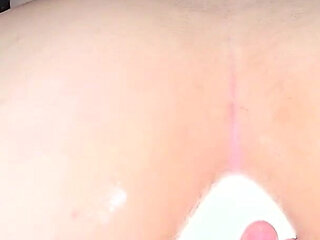 I Put a Huge Ball up My Asshole and It Destroyed It (it Was Hard to Get It Out)