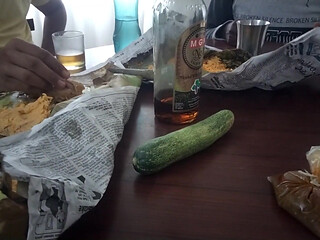 Dirty Talking Tamil on Dinner Table