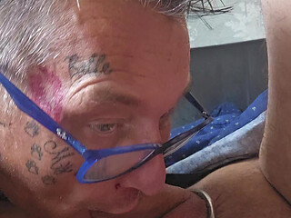 SUCKING THE LIFE OUT OF THE HUGE DICK