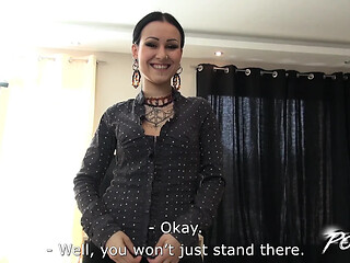 Lulu Jung gets inked and then gives a horny POV blowjob.