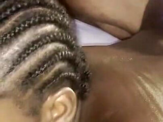 Pt 1: African BBC Massaged His Neighbor Real Good with a Butt Plug in Her Ass Hole, Turned Her on Before Fucking Her Hardcore