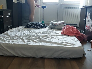 Licking Wife's Pussy to Orgasm. Sensual Oral Sex of an Amateur Wife.