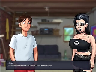 Summertime Saga ep 87 - Plano pra Fazer a Peituda Odette pegar a Ruivinha Gracce