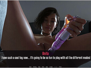 Anita's Internship - Gameplay - Roleplay - Stepdaughter Masturbated in Stepdaddy Bed
