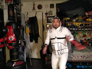 Star Wars costume dancing