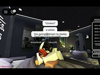 Fucking Roblox slut very rough in a condo