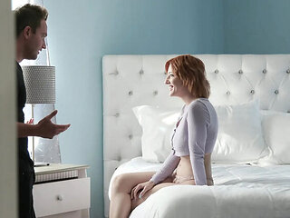 Redhead Teen Stepsister Keely Rose With Big Tits Gets Rough Fuck