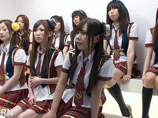 Mega Japanese Game Show with Hot Teens Fucked by Group Hard Cocks