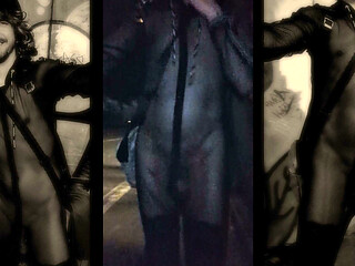BLACK MESH SUIT