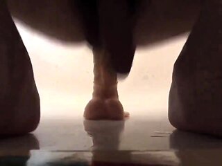 Twink's Prostate Orgasm with a Sex Toy on Webcam