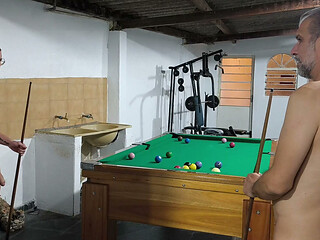 The Carmonas playing naked billiards with that +18 pinch
