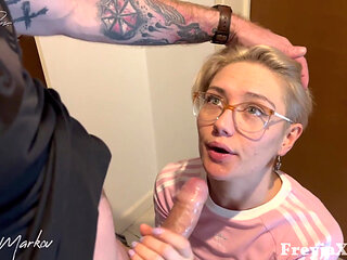 Freyjaxtreme Asks the Neighbor to Prepare Her Ass for the Trip
