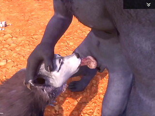 Lobo alfa comendo a Loba gostosa em Wild Life